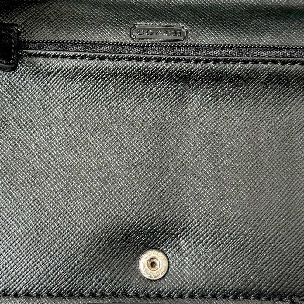 Vintage Coach Signature Turn-lock Wallet Crossbody - Picture 9 of 14